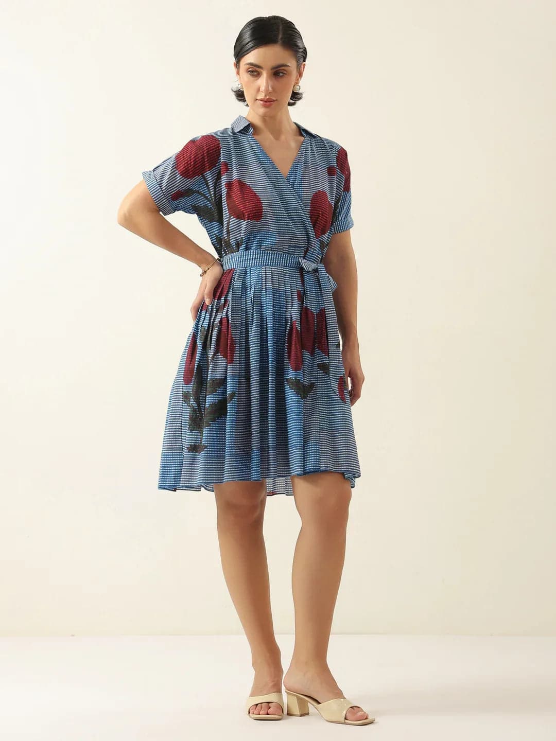 Ocean Bloom Day Dress